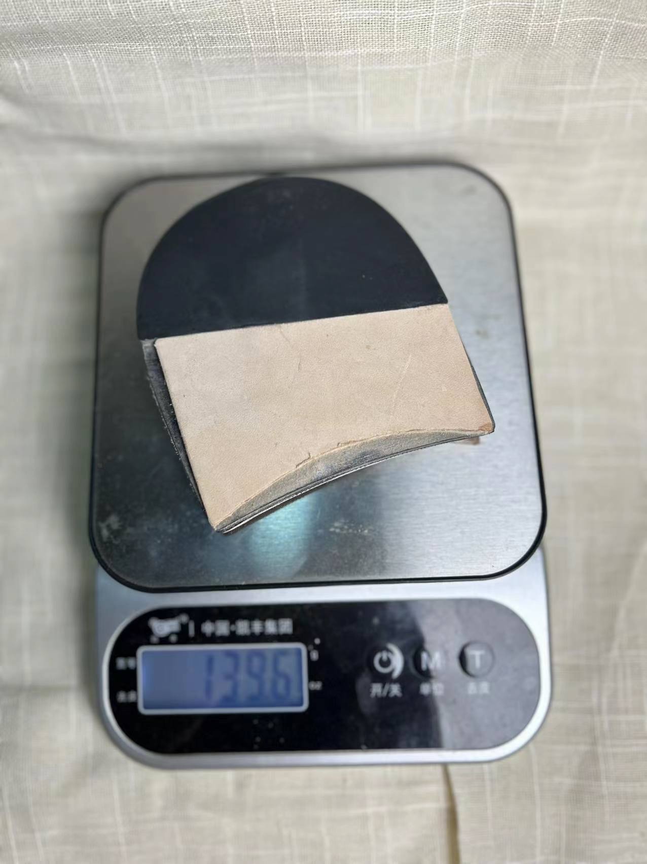 Leather heel top lift