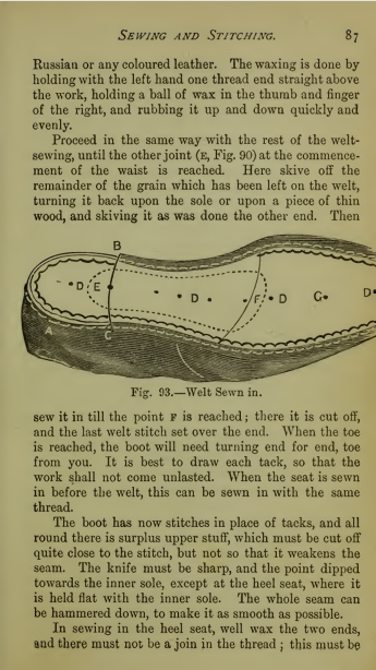 BOOT MAKING AND MENDING