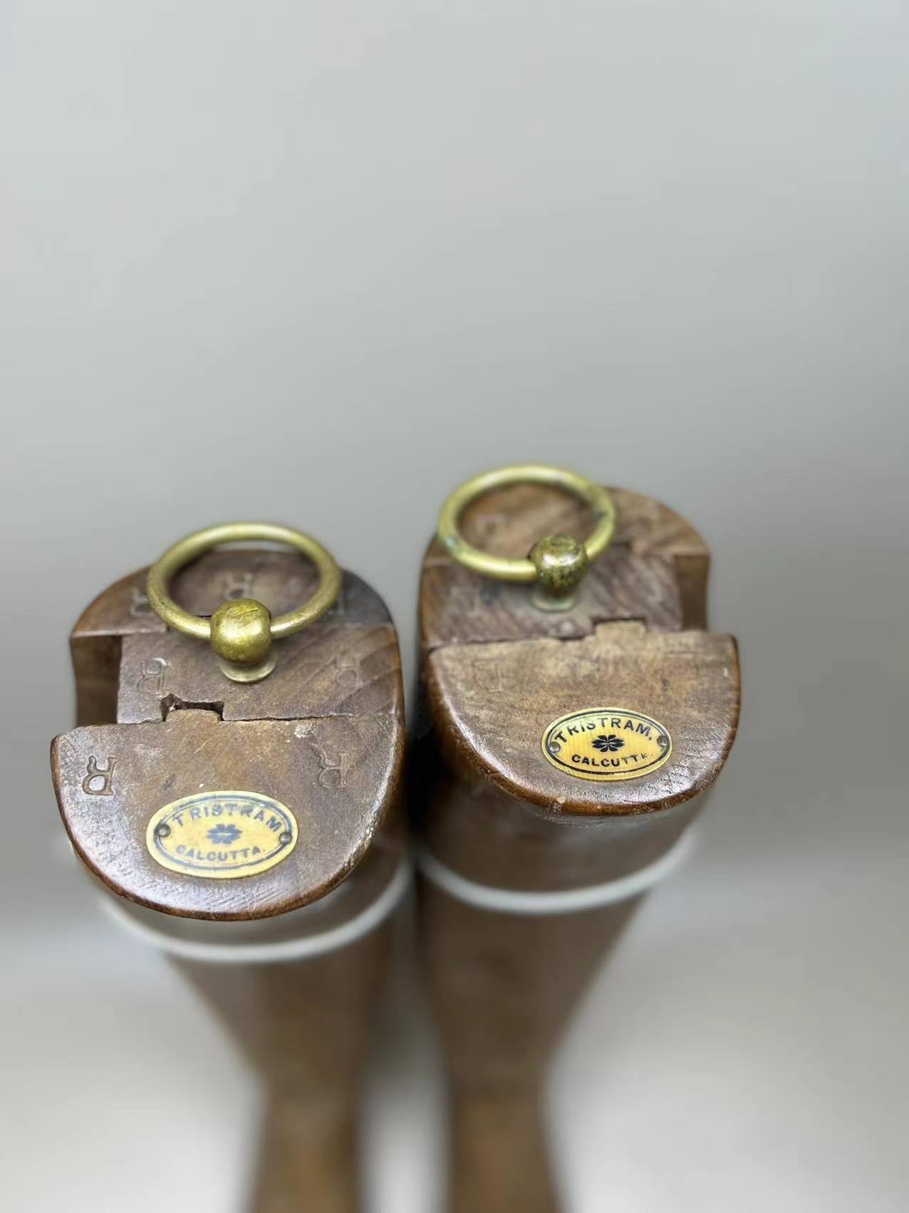 English"Tristram Calcutta" Made Riding Boots Wooden Trees