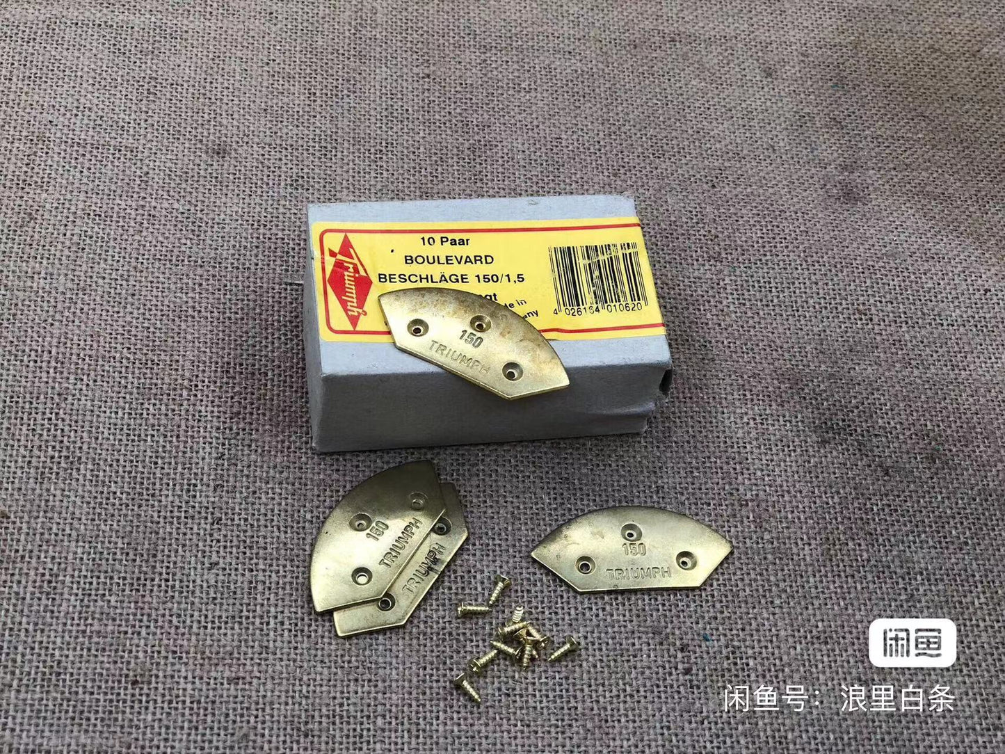 Triumph 150 Boulevard toe taps caps plates