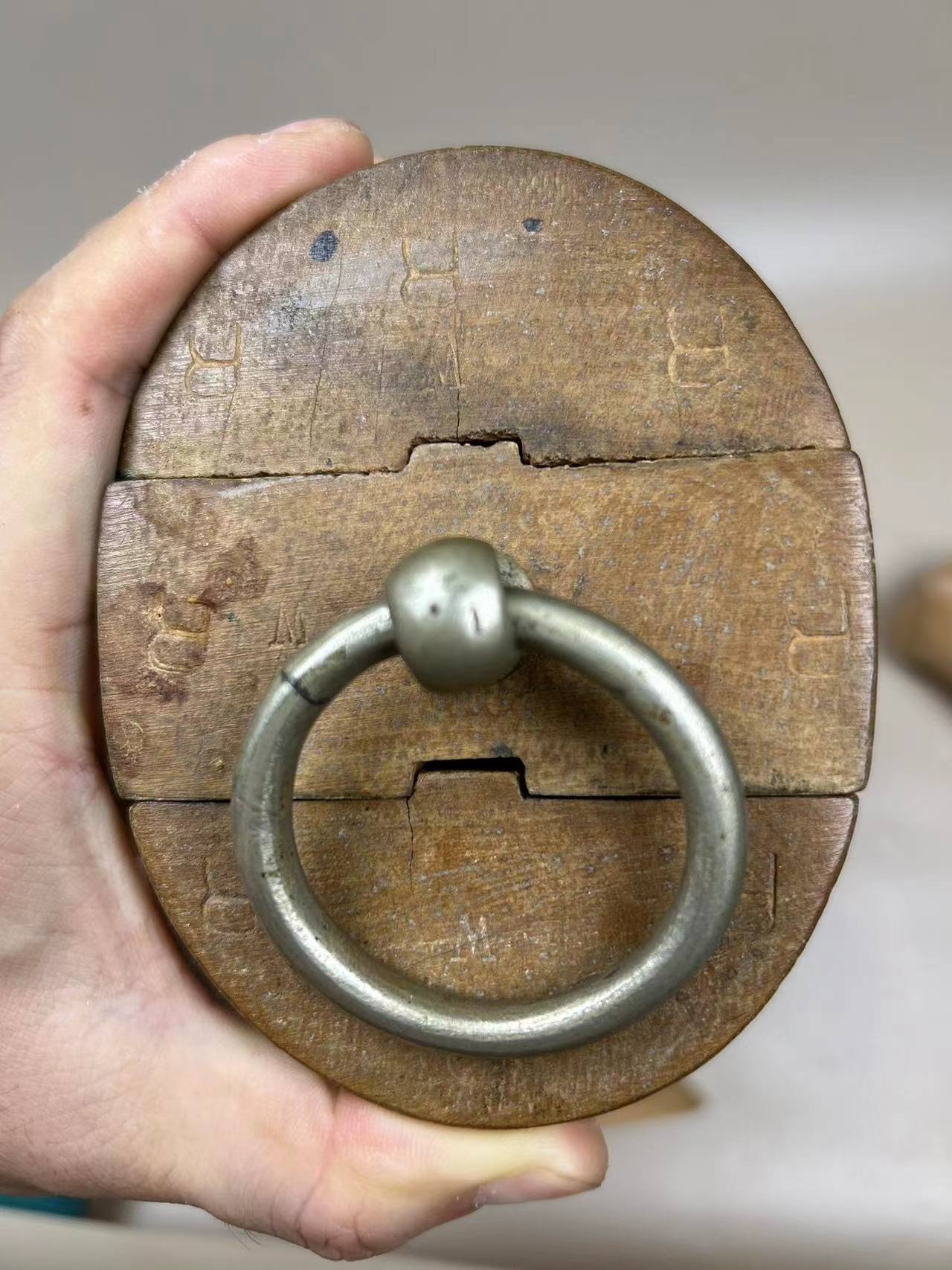 Vintage antique riding hunting boots wooden trees