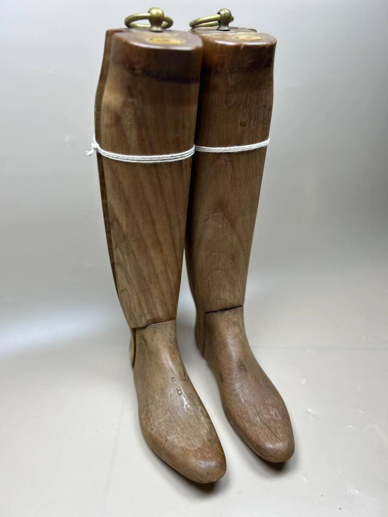 English"Tristram Calcutta" Made Riding Boots Wooden Trees
