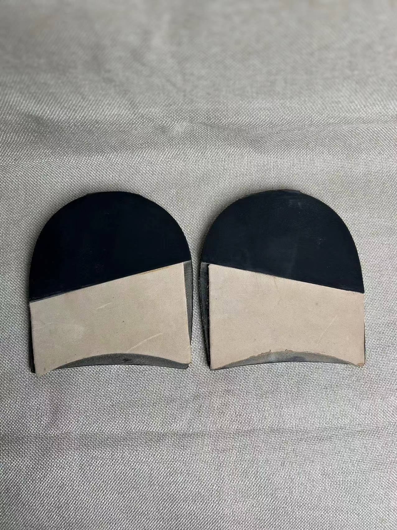 Leather heel top lift