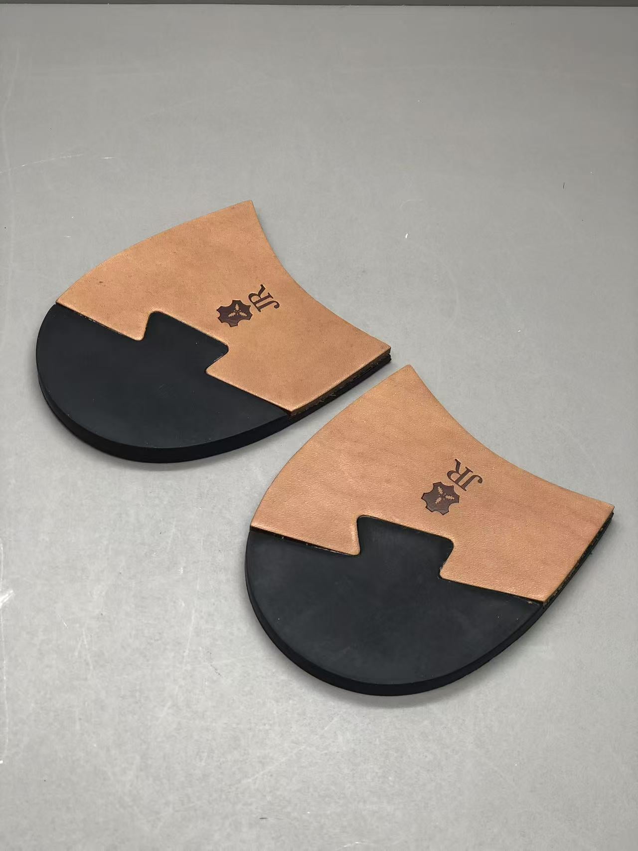 Leather heel top lift JR Rendenbach