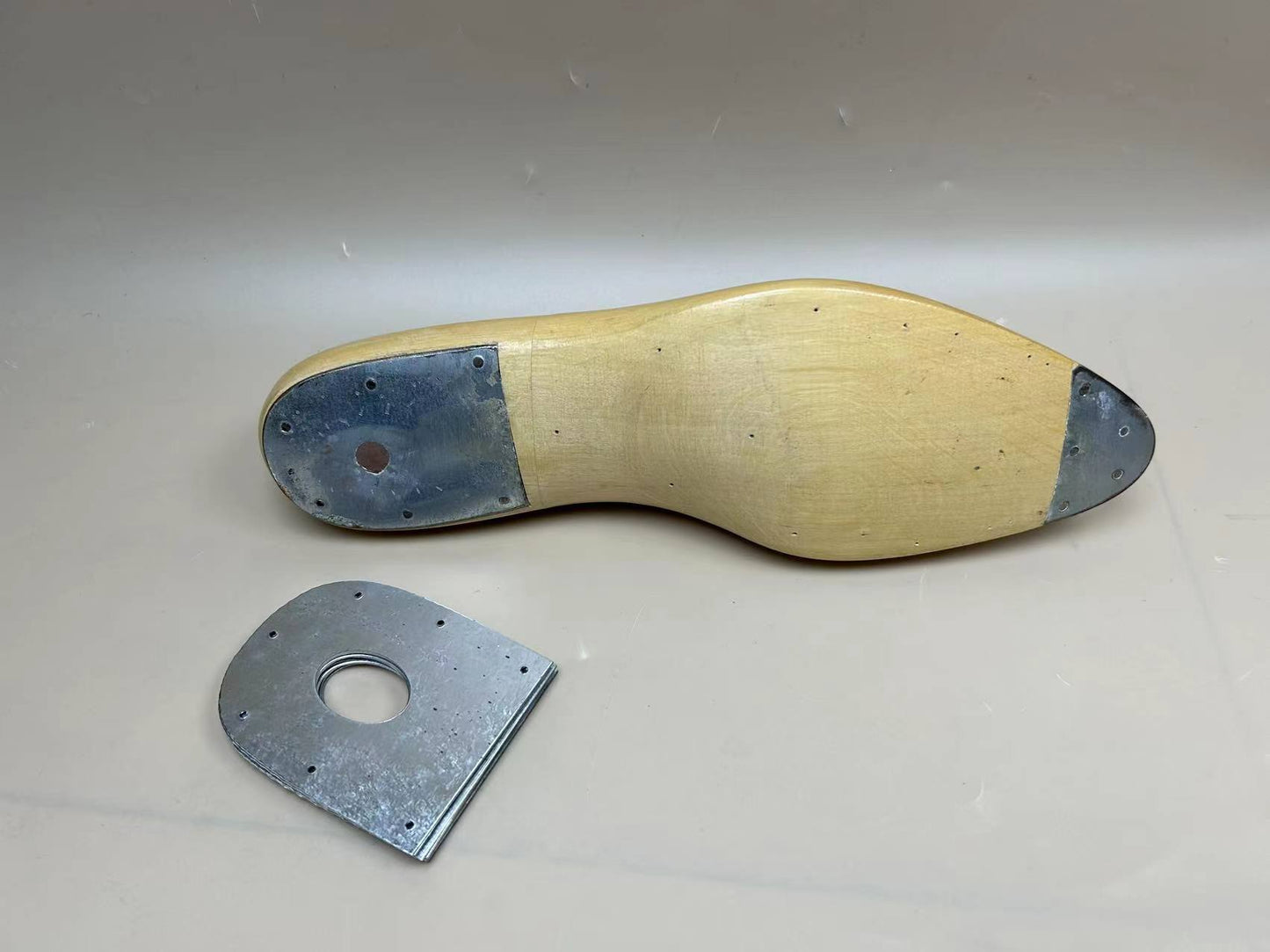 Shoe Last Metal heel plate
