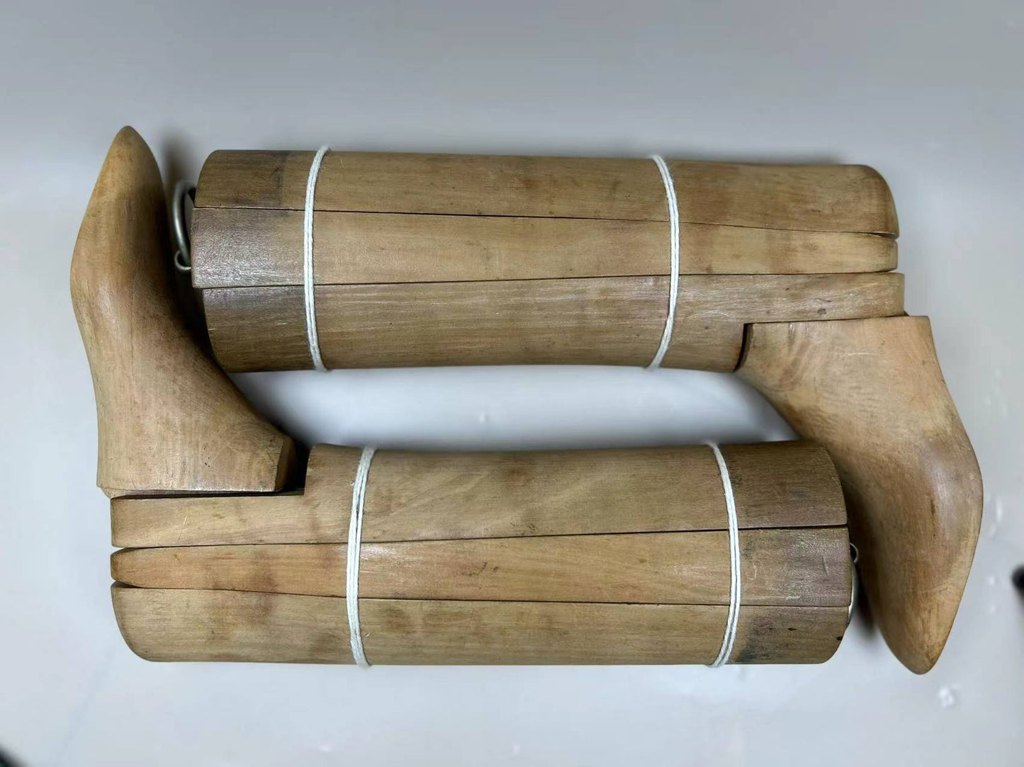 Vintage antique riding hunting boots wooden trees