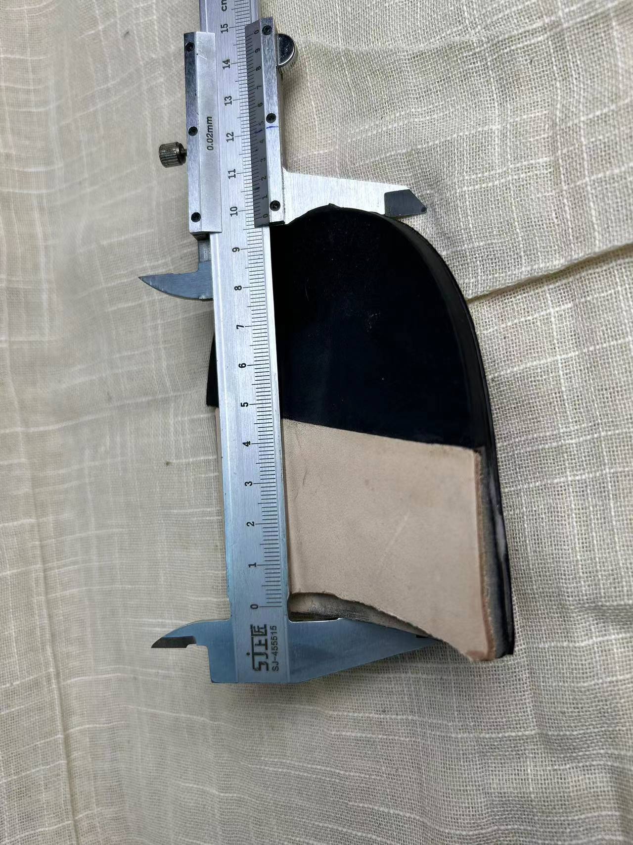 Leather heel top lift