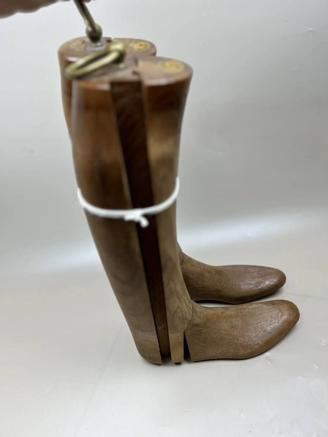 English"Tristram Calcutta" Made Riding Boots Wooden Trees