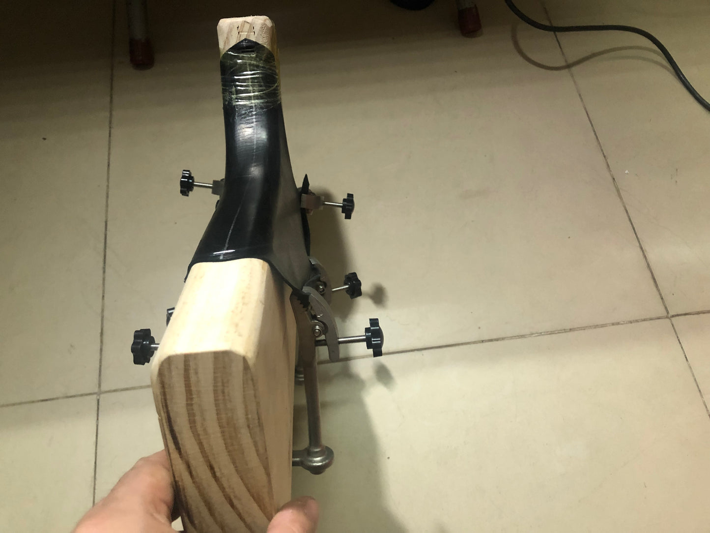 Boot Crimping wood form
