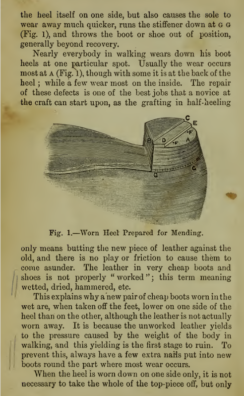 BOOT MAKING AND MENDING