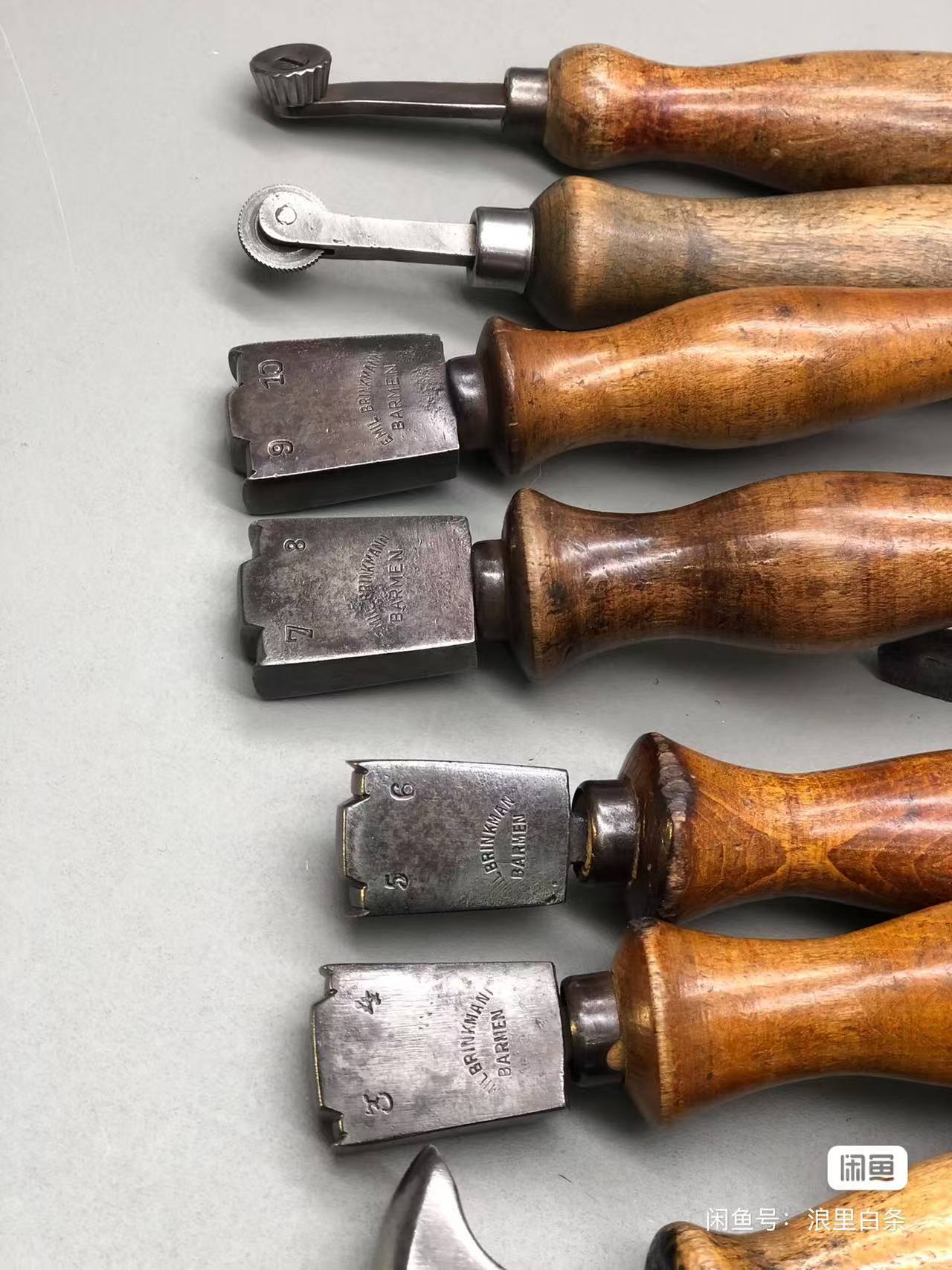 Set of irons by Germany Emil Brinkmann