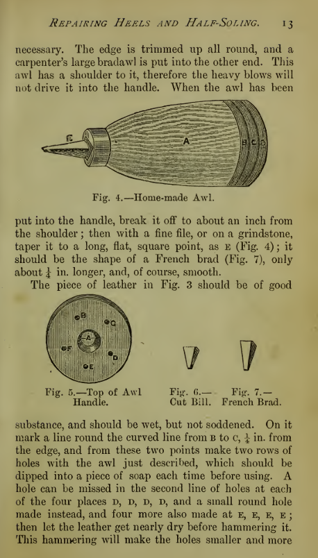 BOOT MAKING AND MENDING